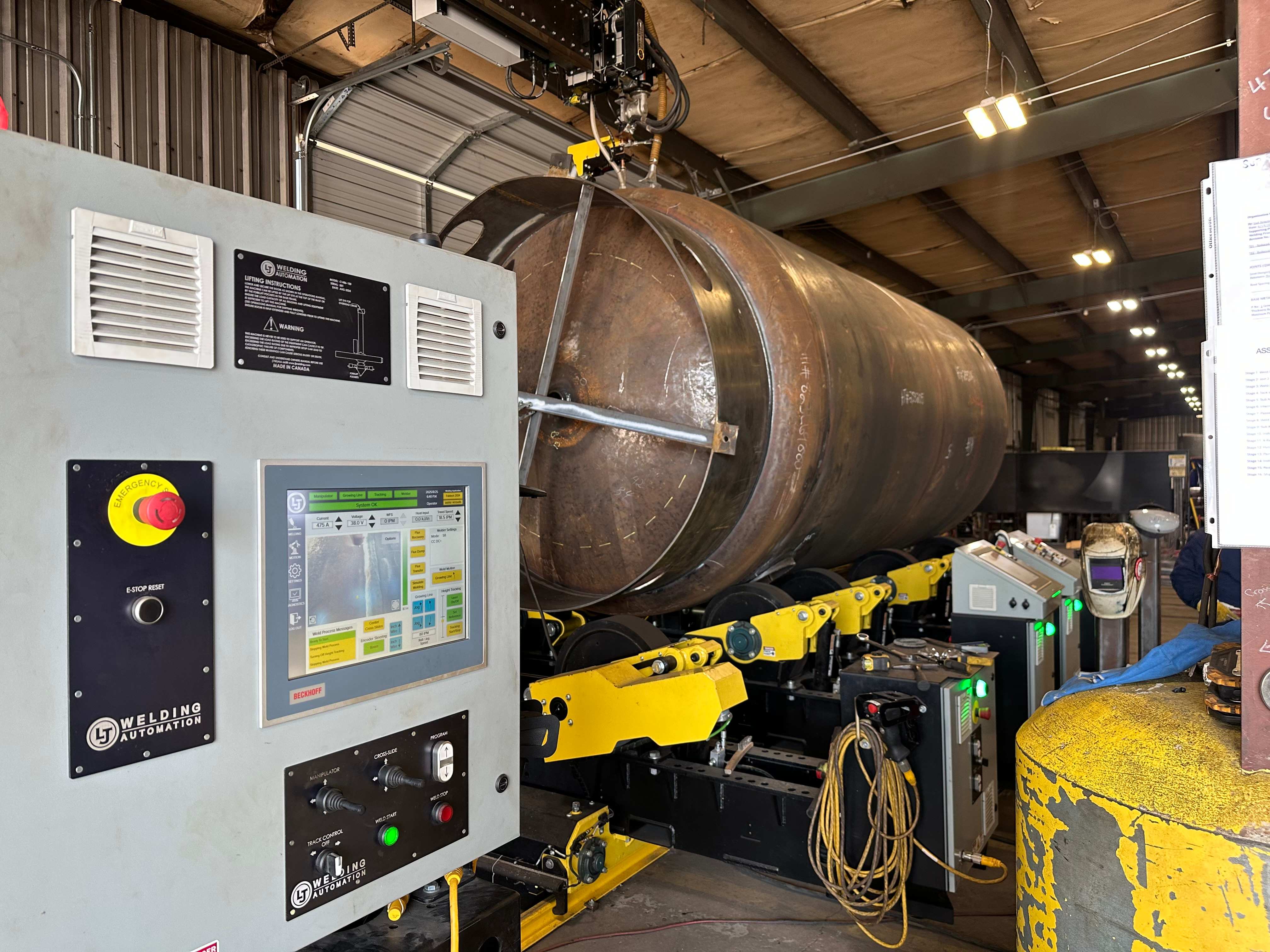 Presure Tank by MSM Tanks being worked on